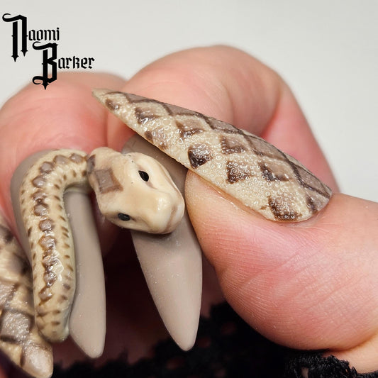 3D Snake Nails. Choose Shape and Length