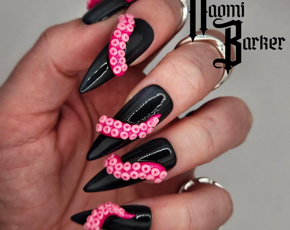 3D Tentacles. Choose Nail Shape and Length. Colour Changes Available