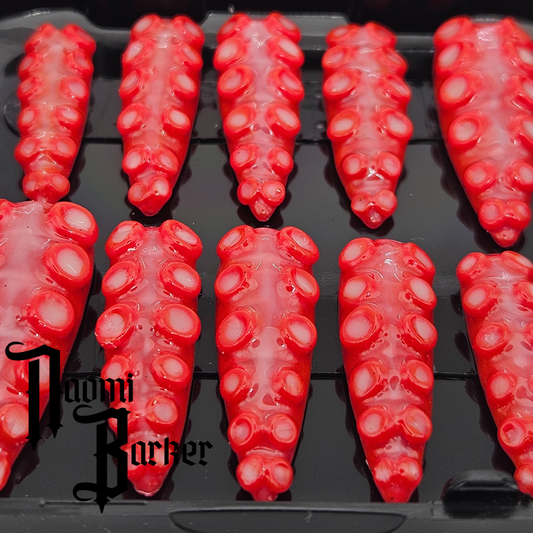 Full Nails 3D Tentacles. Choose Nail Shape and Length. Colour Changes Available