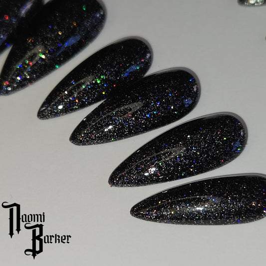 Black Holographic Glitter