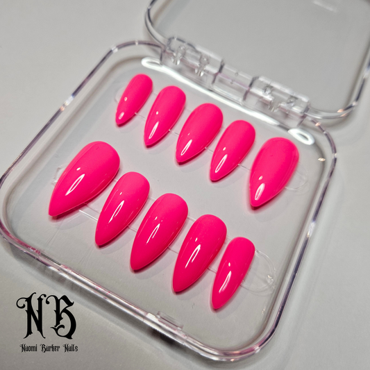 One colour nails set
