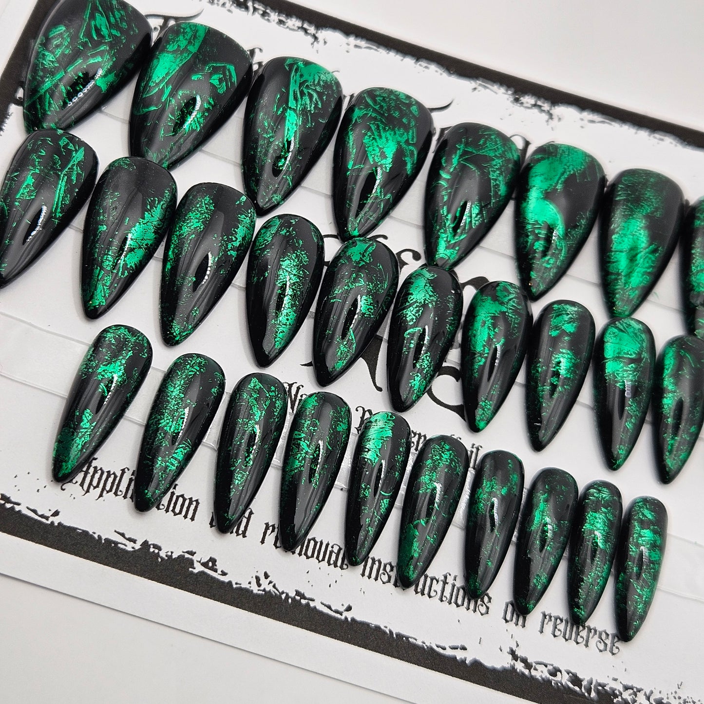 Ready to Ship - Green Beetle - Stiletto