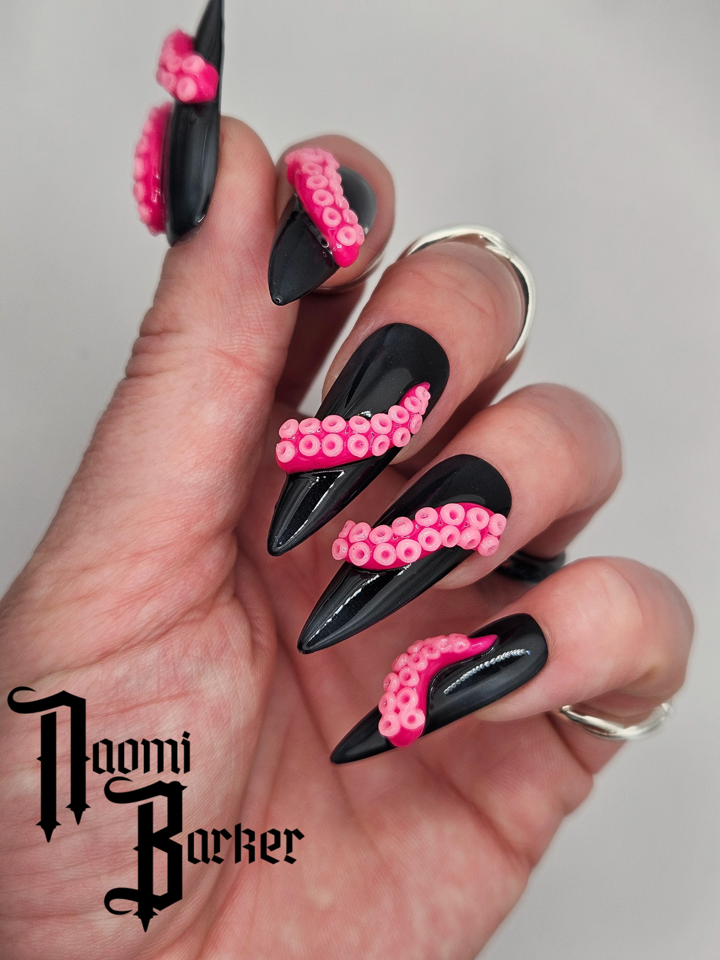3D Tentacles. Choose Nail Shape and Length. Colour Changes Available