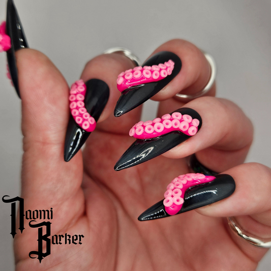 3D Tentacles. Choose Nail Shape and Length. Colour Changes Available
